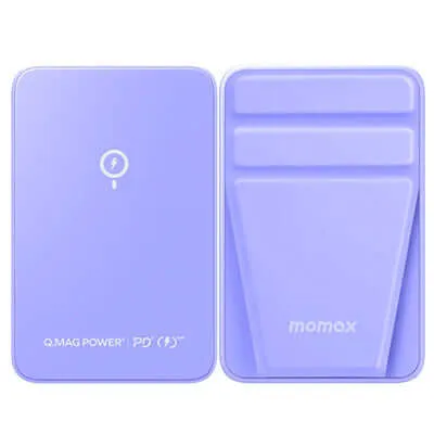 Momax Q.Mag Power 9 Magnetic Wireless Power Bank with Stand 5000mAh