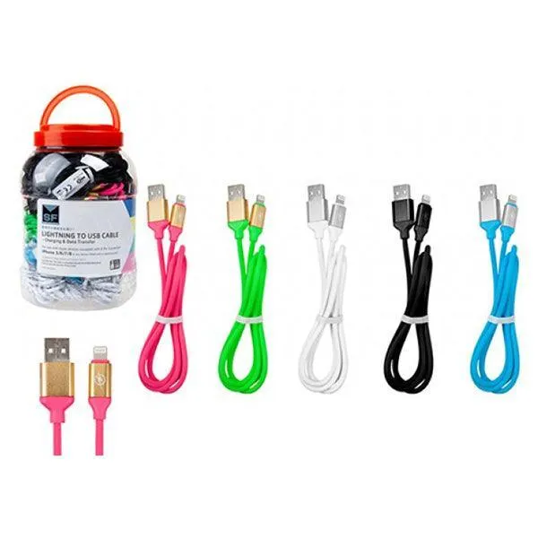 MSF Lightning Fast Charge & Sync Cable - Assorted | 329998