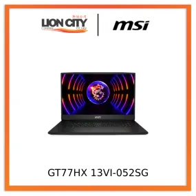 MSI Titan GT77HX 13VI-052SG DDR5, 64GB, 4 Slots, up to 128GB