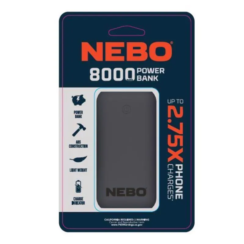 NEBO Power Bank 8000 mAh 1 pk