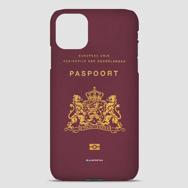 Netherlands - Passport Phone Case