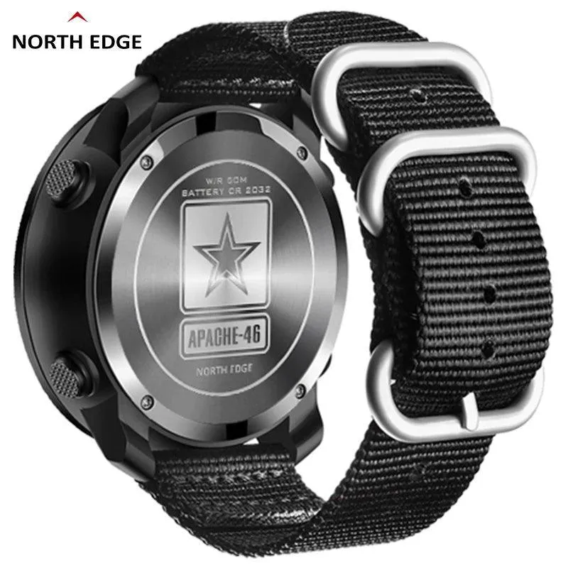 NORTH EDGE APACHE Men Digital Watch: Elevate Your Outdoor Adventures!