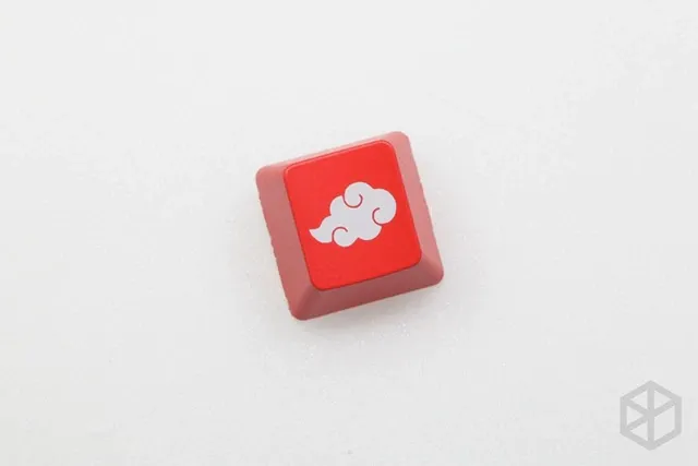 Novelty Shine Through Keycaps ABS Etched black red esc The Sharingan NARUTO Sasuke Naruto Kakashi Sakura Konohagakure