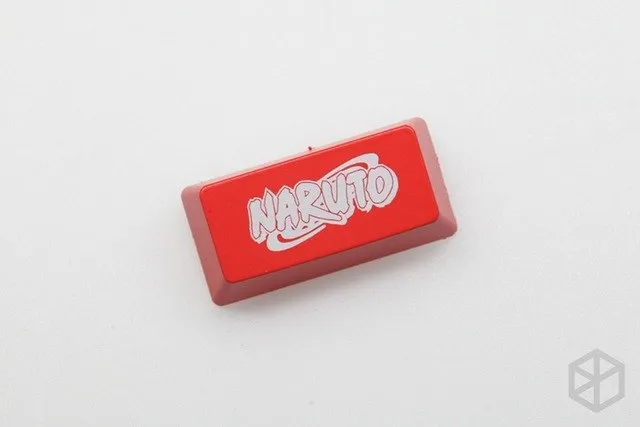 Novelty Shine Through Keycaps ABS Etched black red esc The Sharingan NARUTO Sasuke Naruto Kakashi Sakura Konohagakure