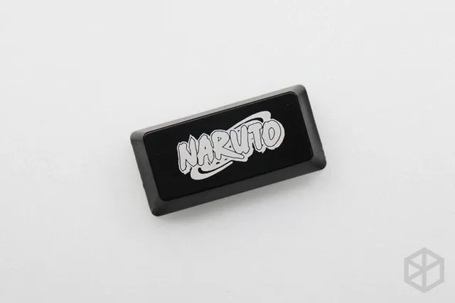 Novelty Shine Through Keycaps ABS Etched black red esc The Sharingan NARUTO Sasuke Naruto Kakashi Sakura Konohagakure