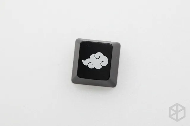 Novelty Shine Through Keycaps ABS Etched black red esc The Sharingan NARUTO Sasuke Naruto Kakashi Sakura Konohagakure