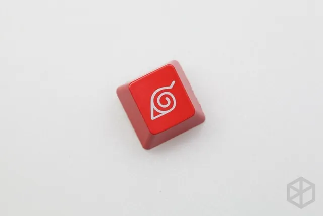 Novelty Shine Through Keycaps ABS Etched black red esc The Sharingan NARUTO Sasuke Naruto Kakashi Sakura Konohagakure