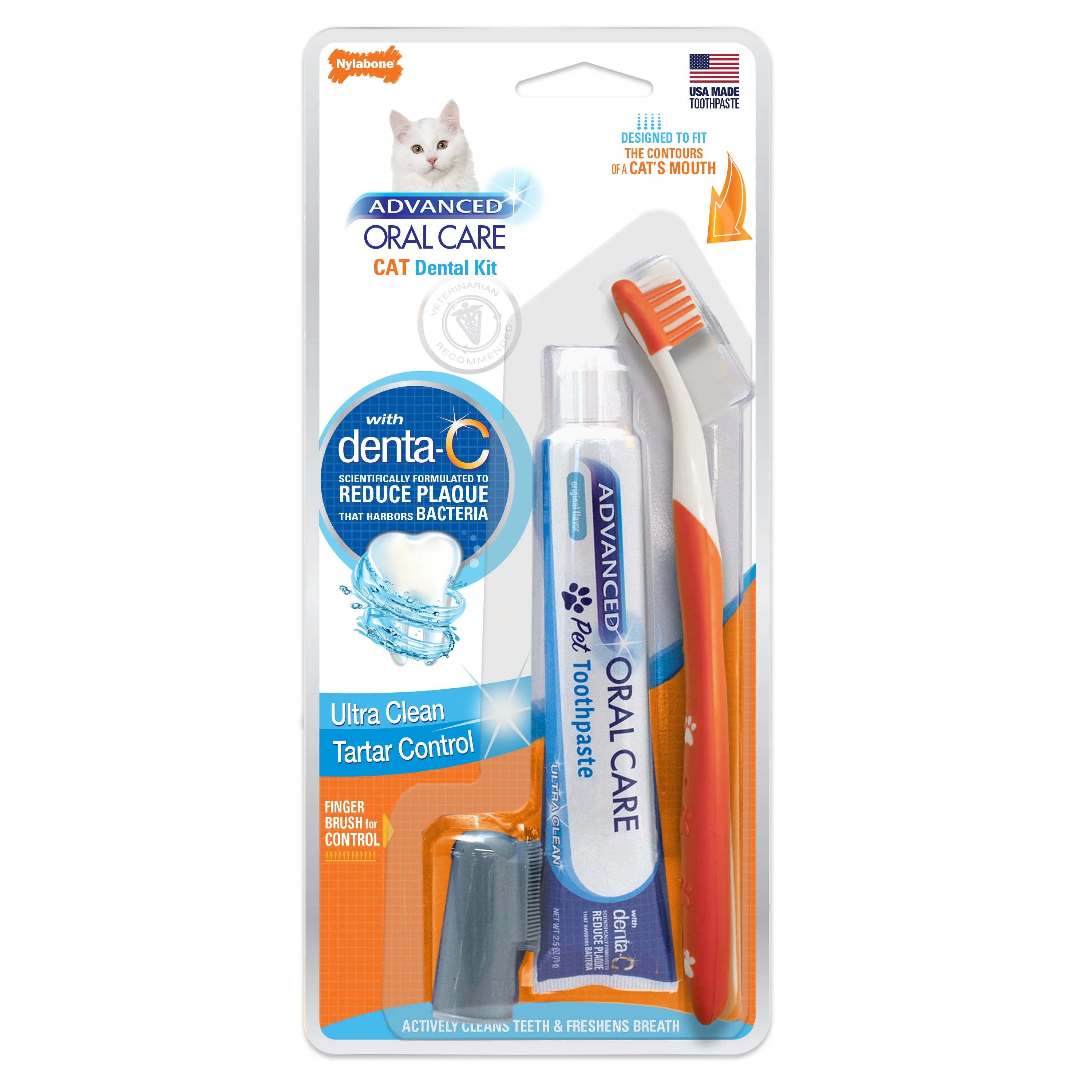 Nylabone - Advanced Oral Care Dental Kit for Cats