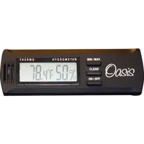 Oasis Digital Hygrometer with case clip