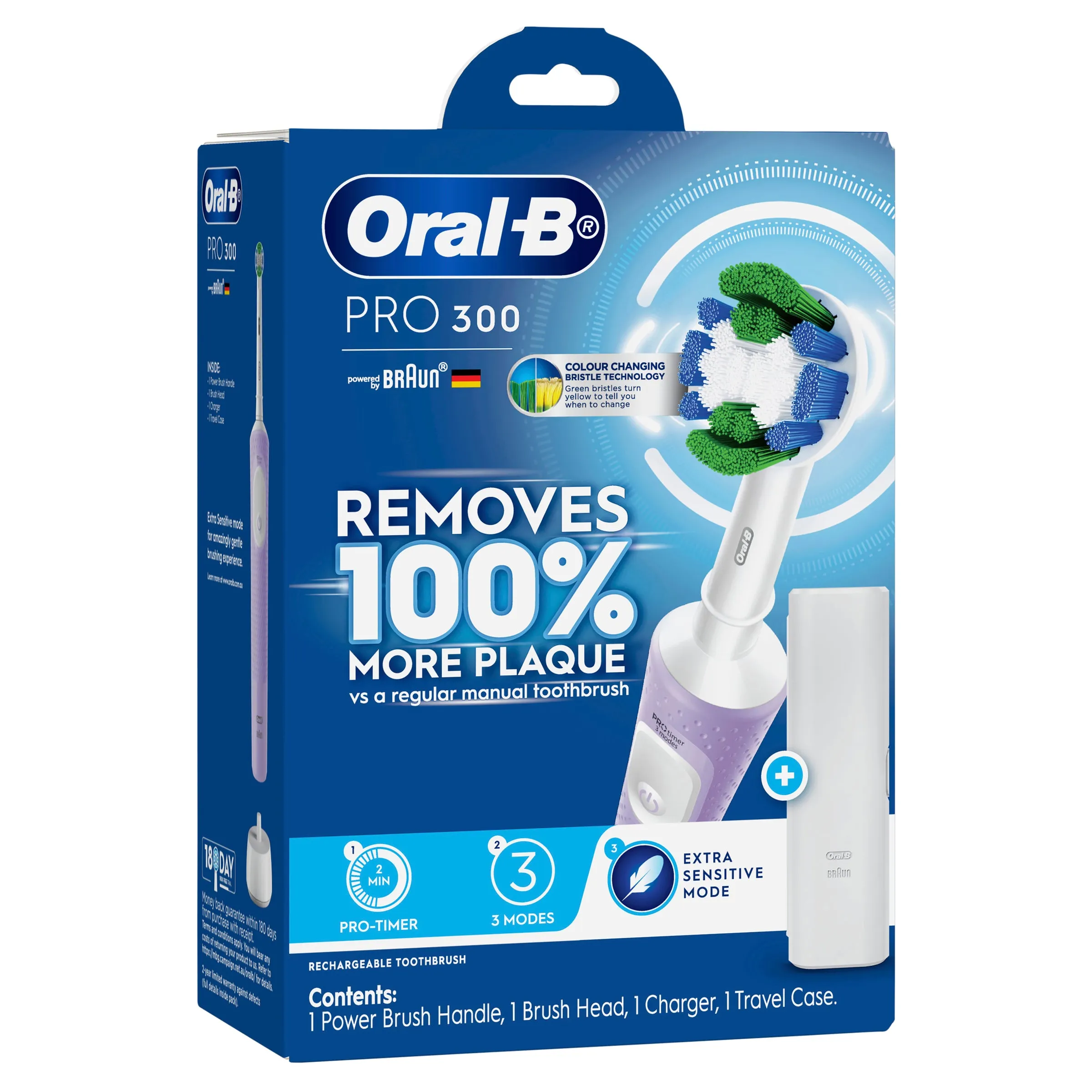 Oral-B Pro 300 Electric Toothbrush Lilac