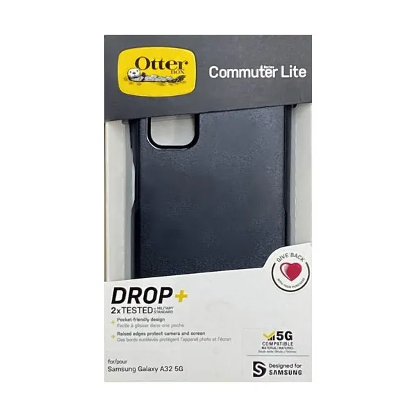 OtterBox Samsung Galaxy A32 5G Commuter Lite Series Protective Phone Case - Black (77-82896)