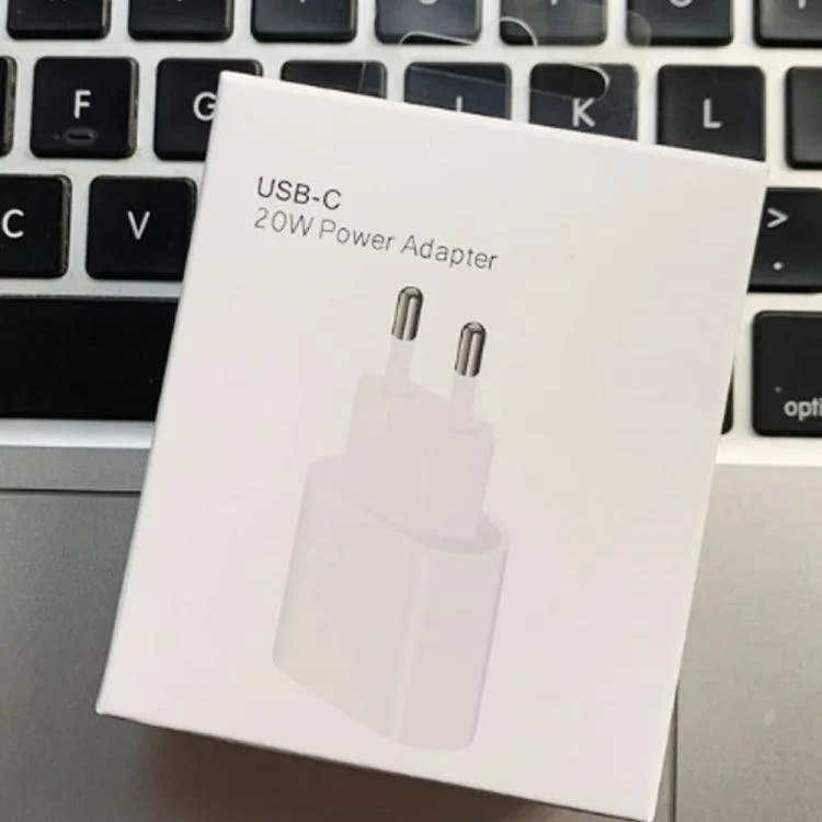 PD 20W Compact USB-C Travel Charger with EU Plug