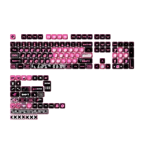 Pink Phantom Keycap Set (139-key)