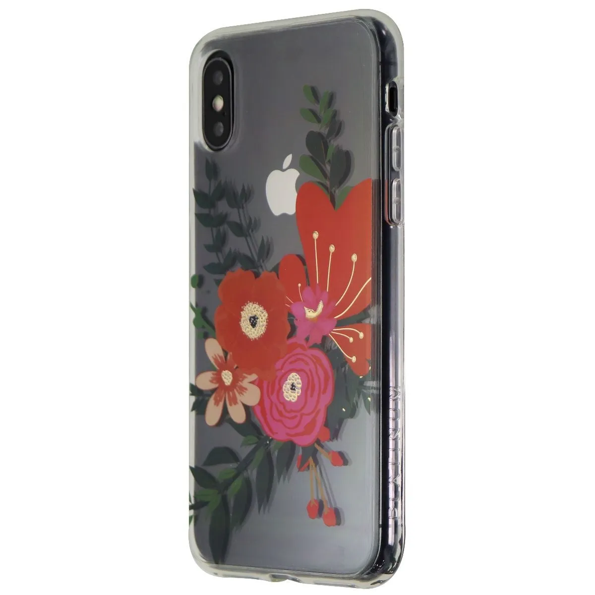 Platinum Hardshell Case for Apple iPhone XS & X Smartphones - Clear Flora