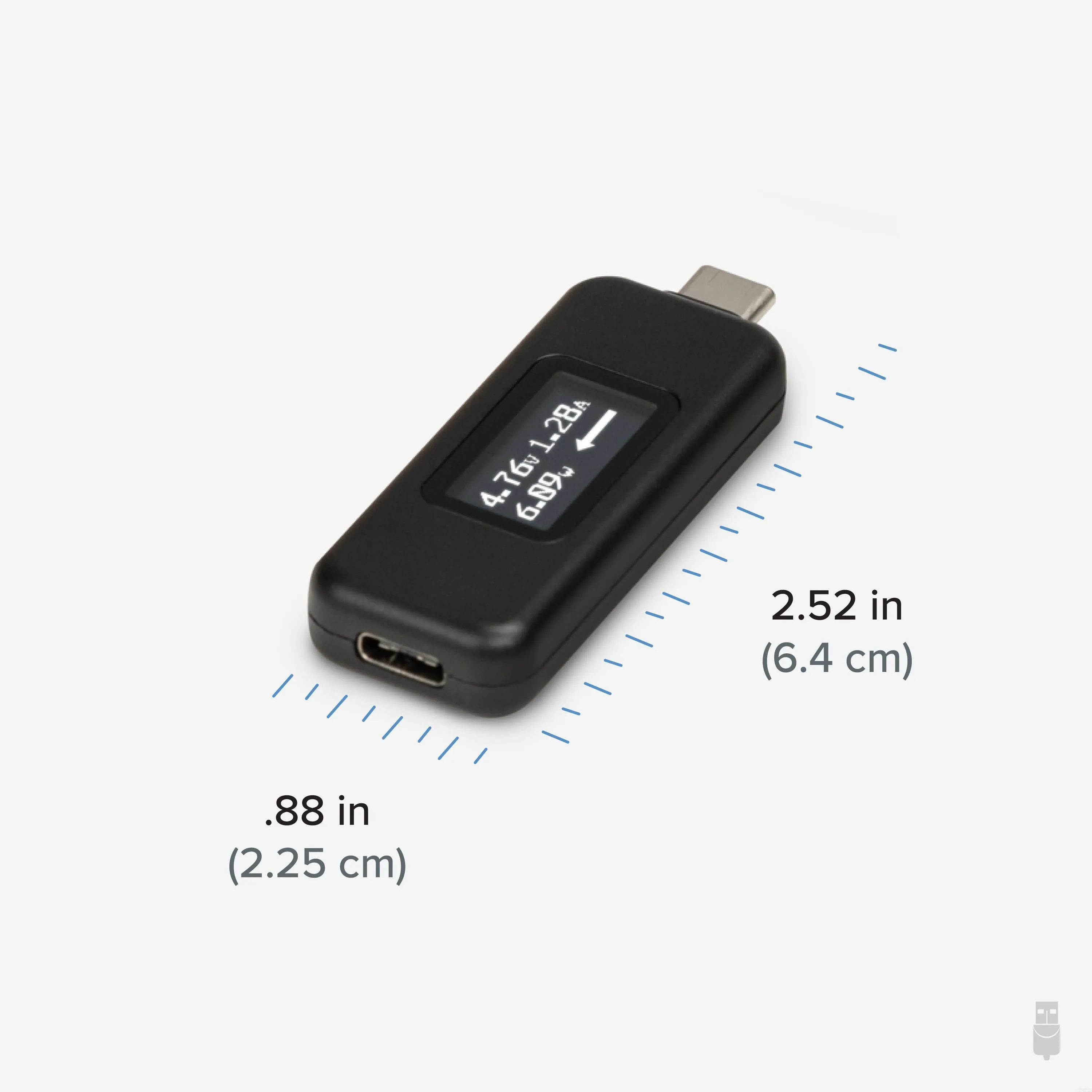 Plugable USB-C Voltage and Amperage Meter