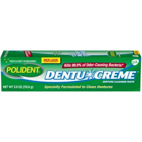 Polident DentuCreme Denture Cleaner Cream