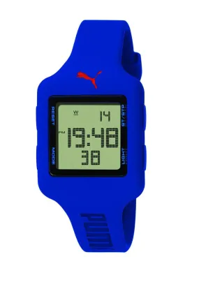 PUMA Womens Slide-S Deep Blue Digital Watch