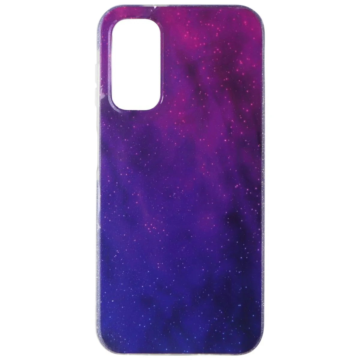 PureGear Slim Shell Designer Case for Galaxy A14 5G - Purple/Blue Glitter