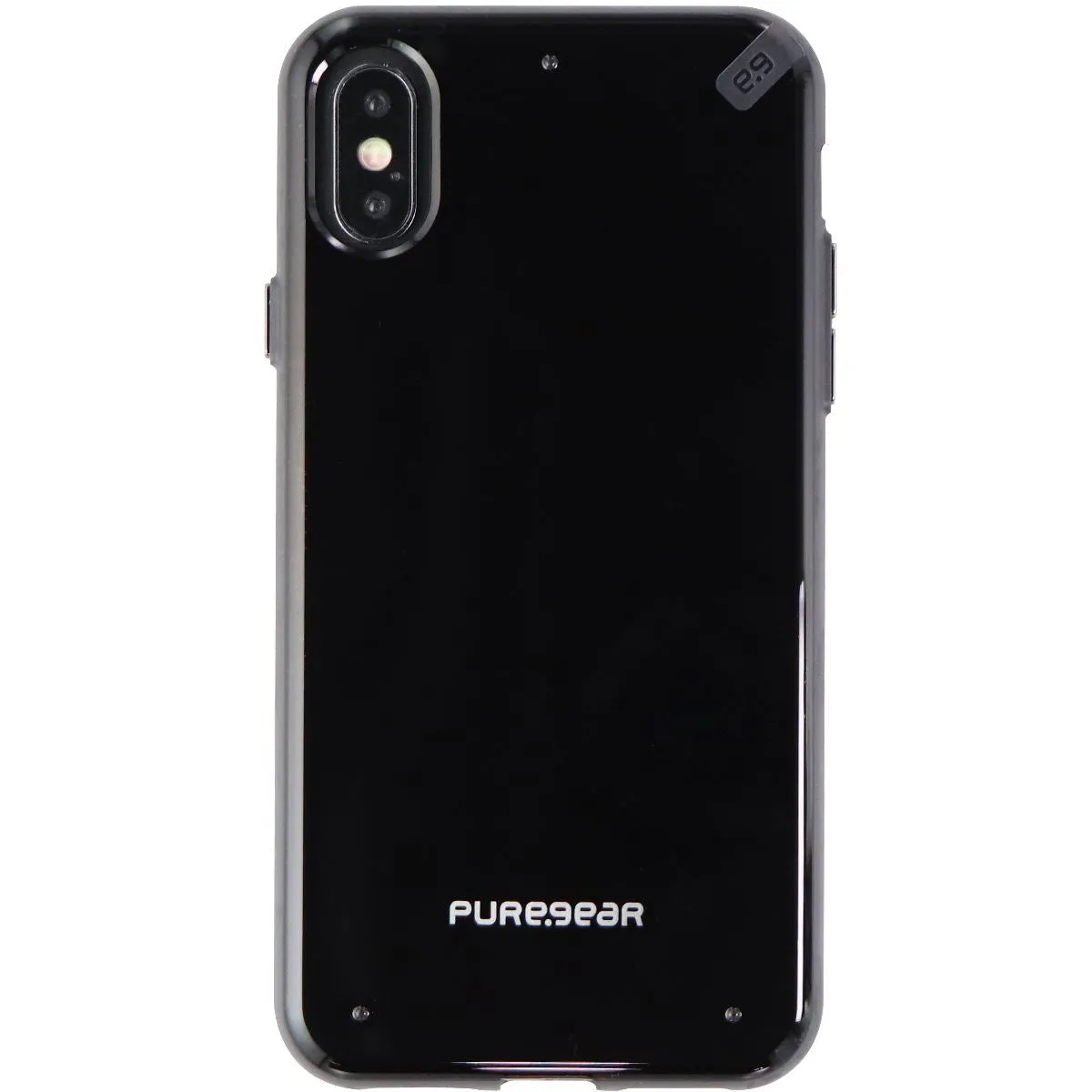 PureGear Slim Shell Series Protective Case Cover for Apple iPhone X - Black