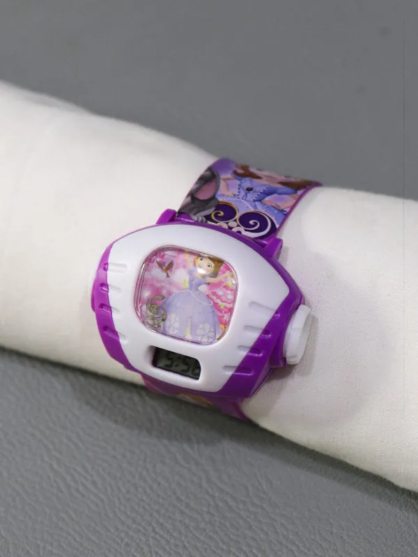 Purple Sofia Wrist Watch For Girls KWW24