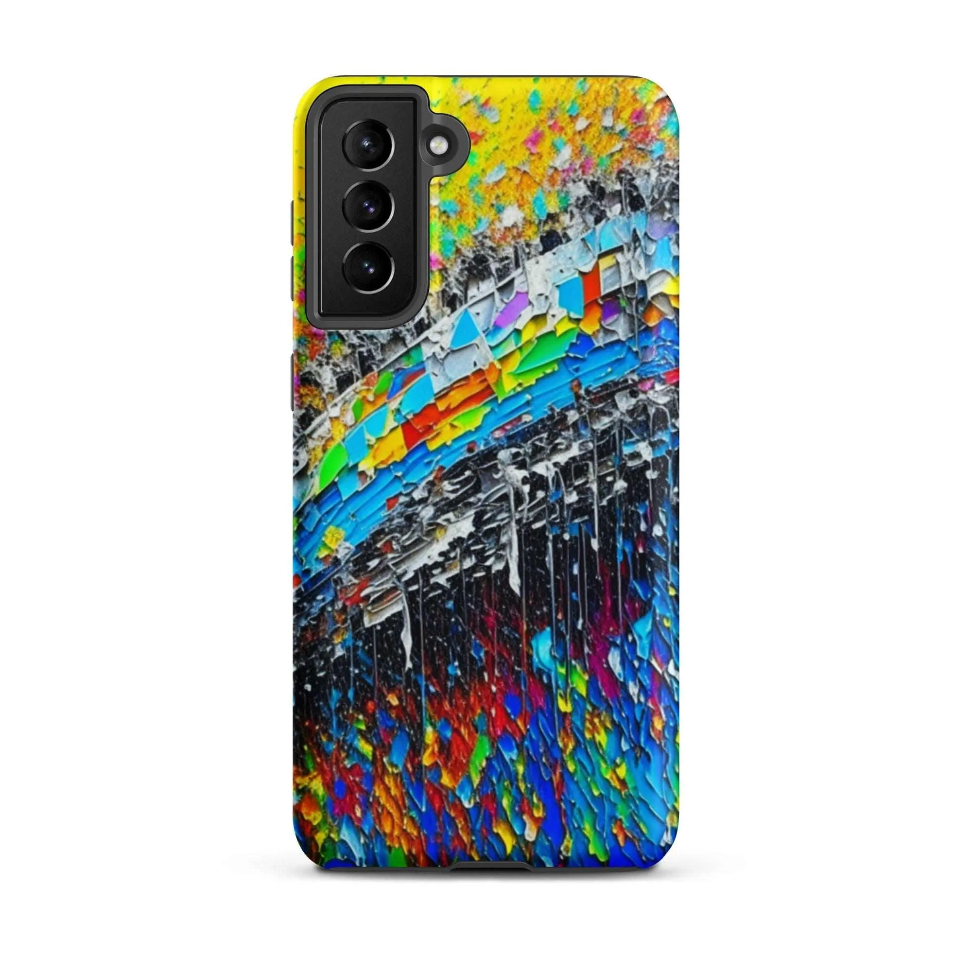 "Color Wave Canvas" Tough Case for Samsung® Phones - Dual Layer Protection