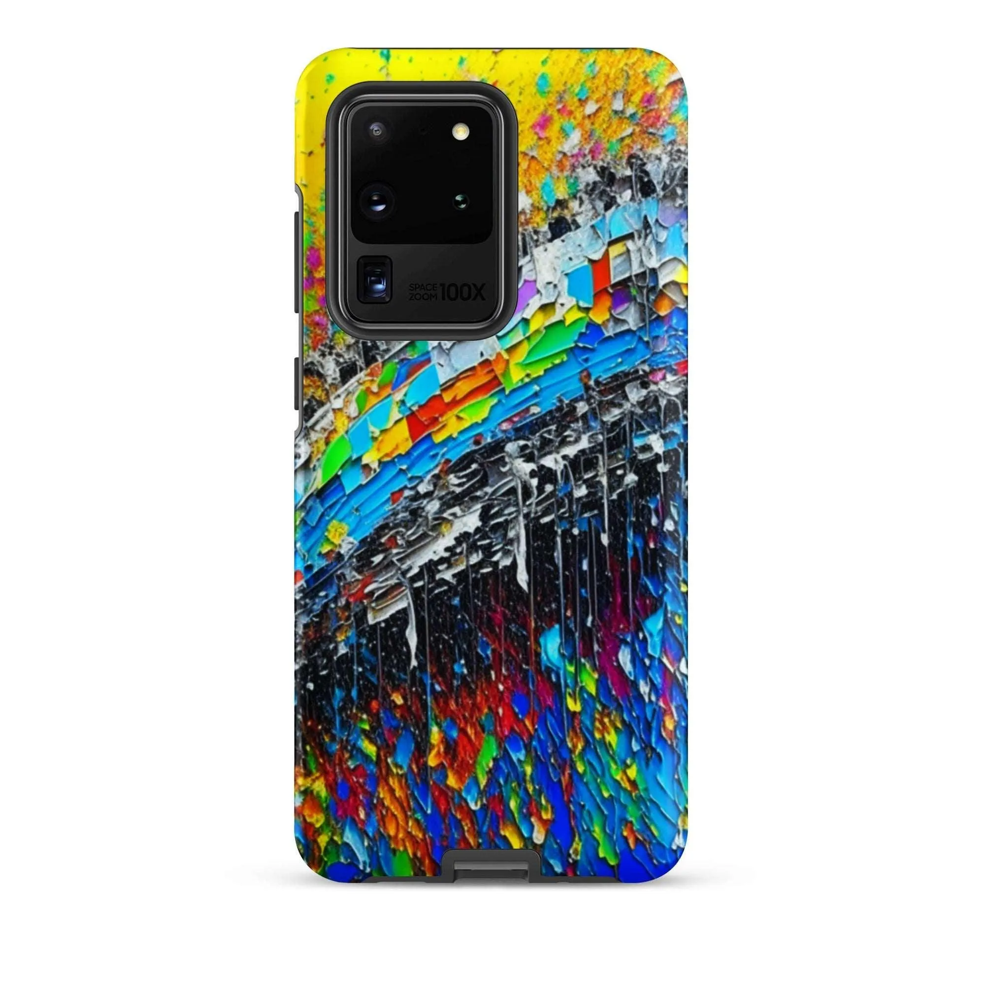 "Color Wave Canvas" Tough Case for Samsung® Phones - Dual Layer Protection