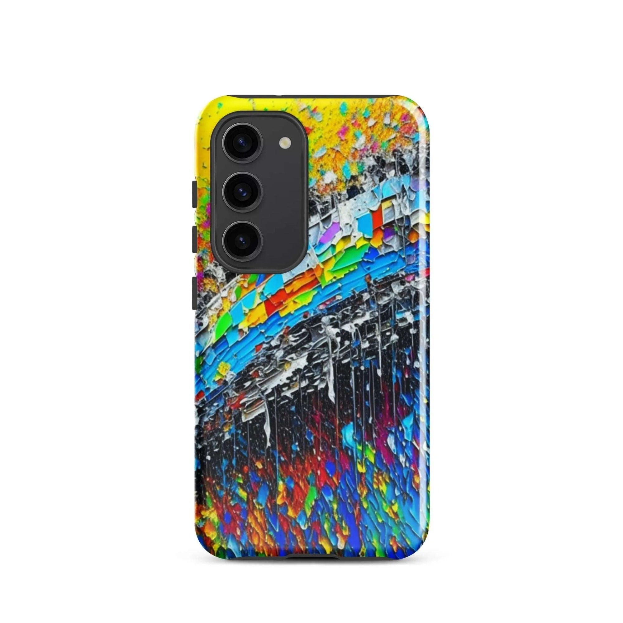 "Color Wave Canvas" Tough Case for Samsung® Phones - Dual Layer Protection