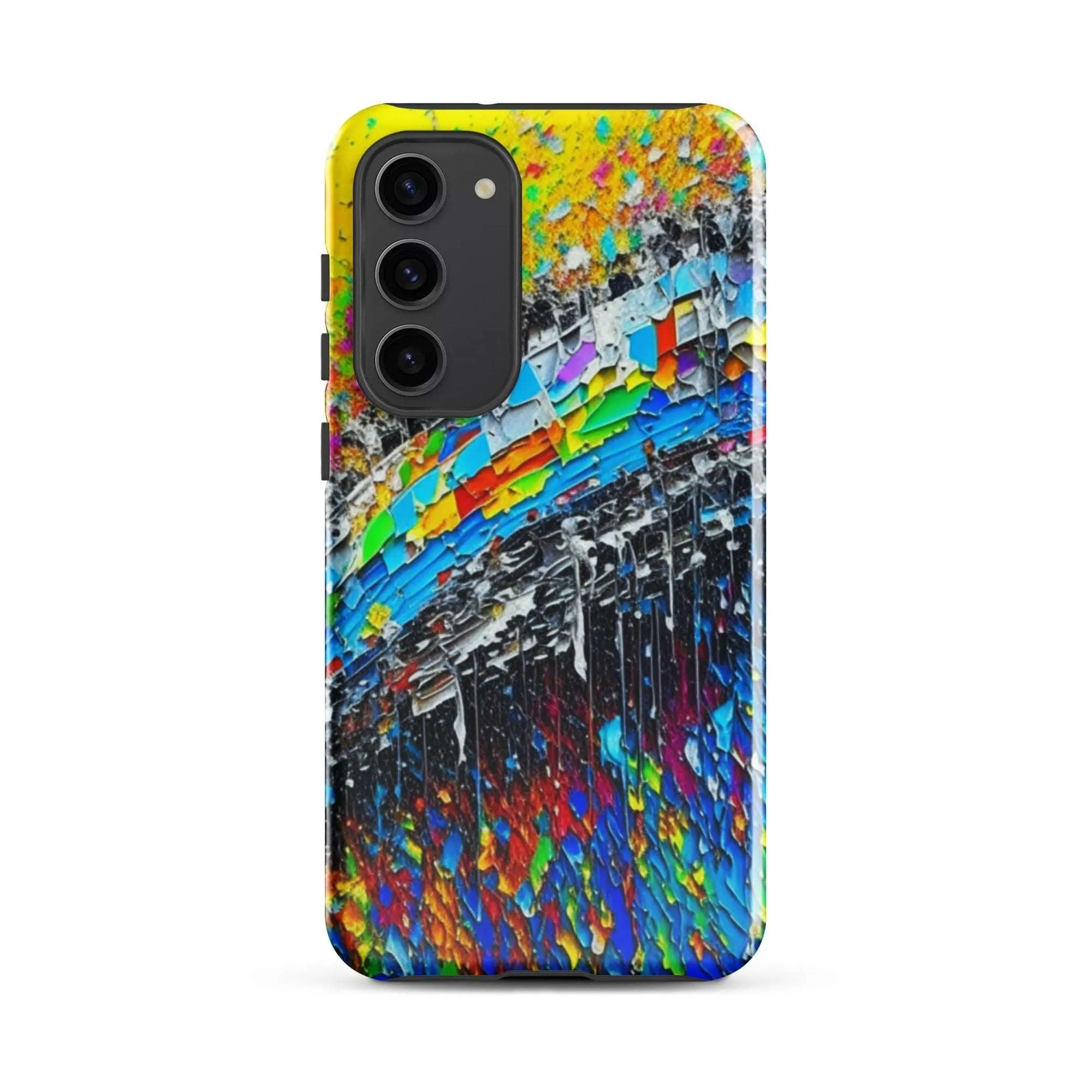 "Color Wave Canvas" Tough Case for Samsung® Phones - Dual Layer Protection