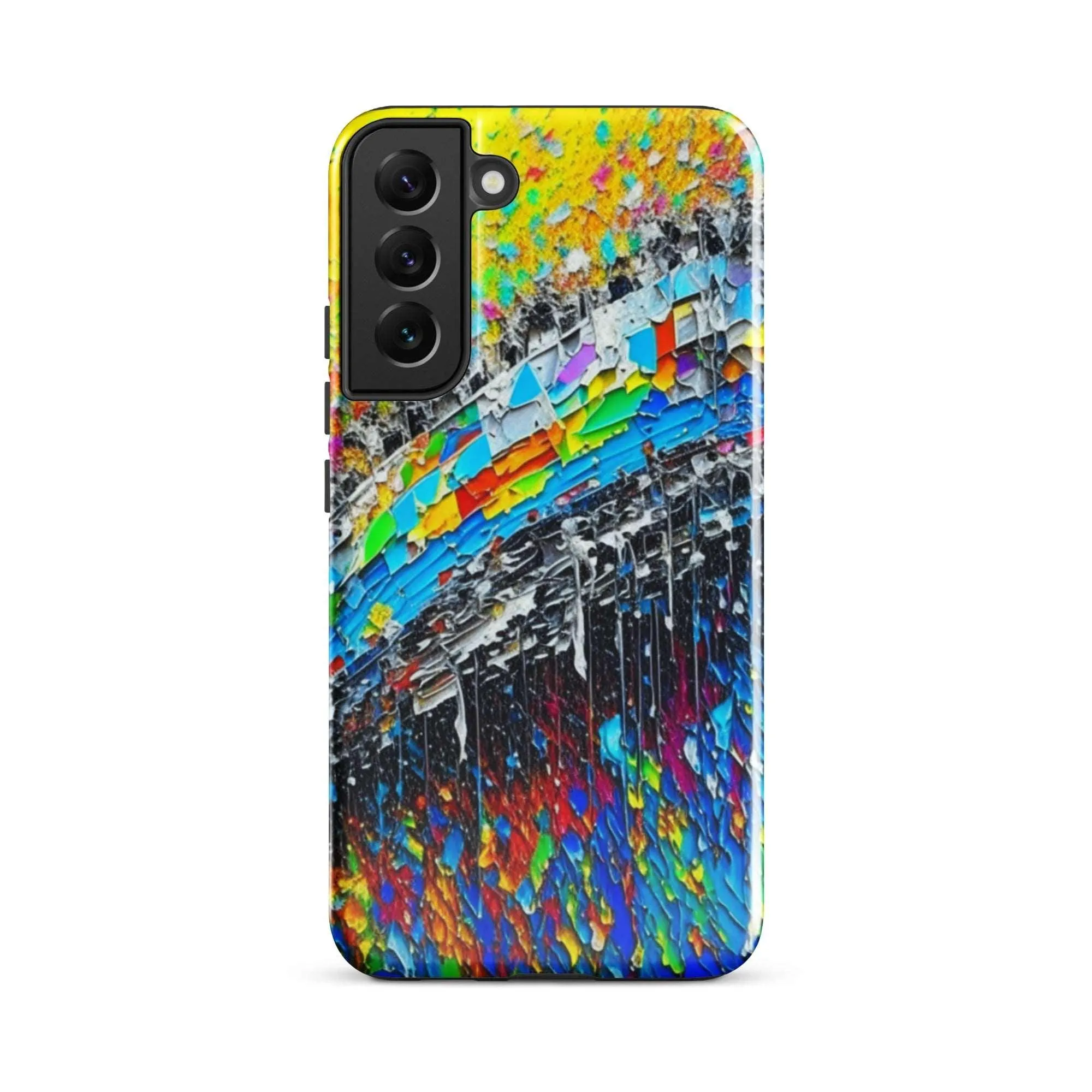 "Color Wave Canvas" Tough Case for Samsung® Phones - Dual Layer Protection