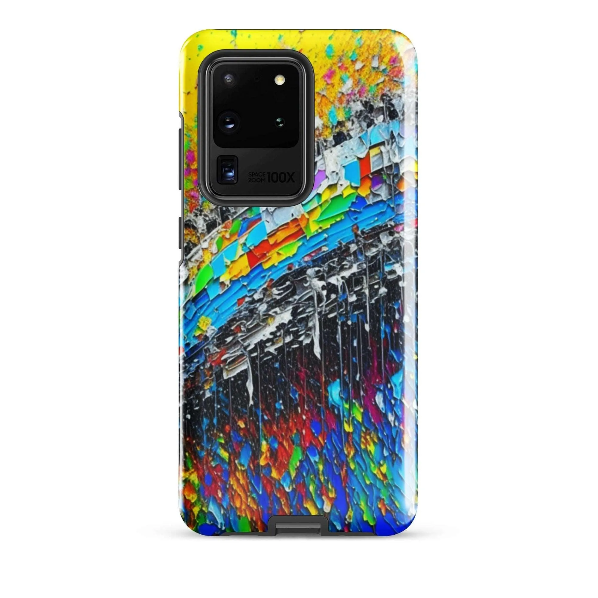 "Color Wave Canvas" Tough Case for Samsung® Phones - Dual Layer Protection