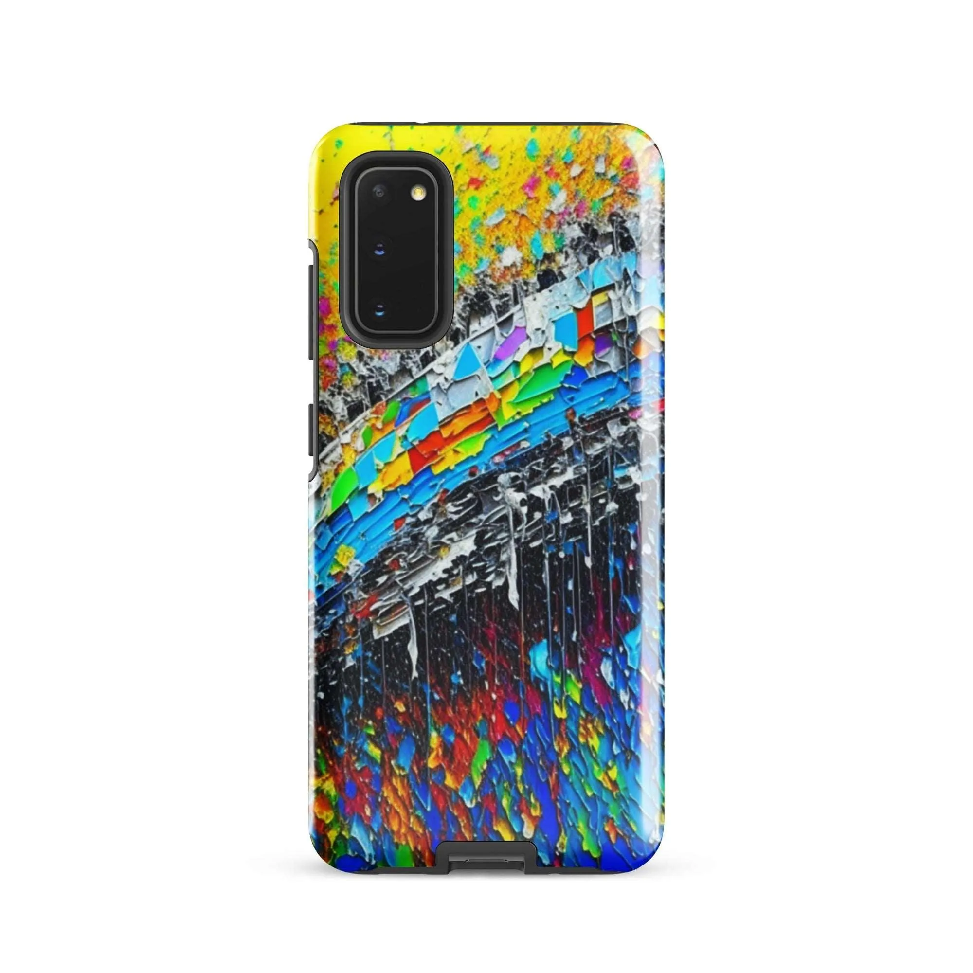 "Color Wave Canvas" Tough Case for Samsung® Phones - Dual Layer Protection