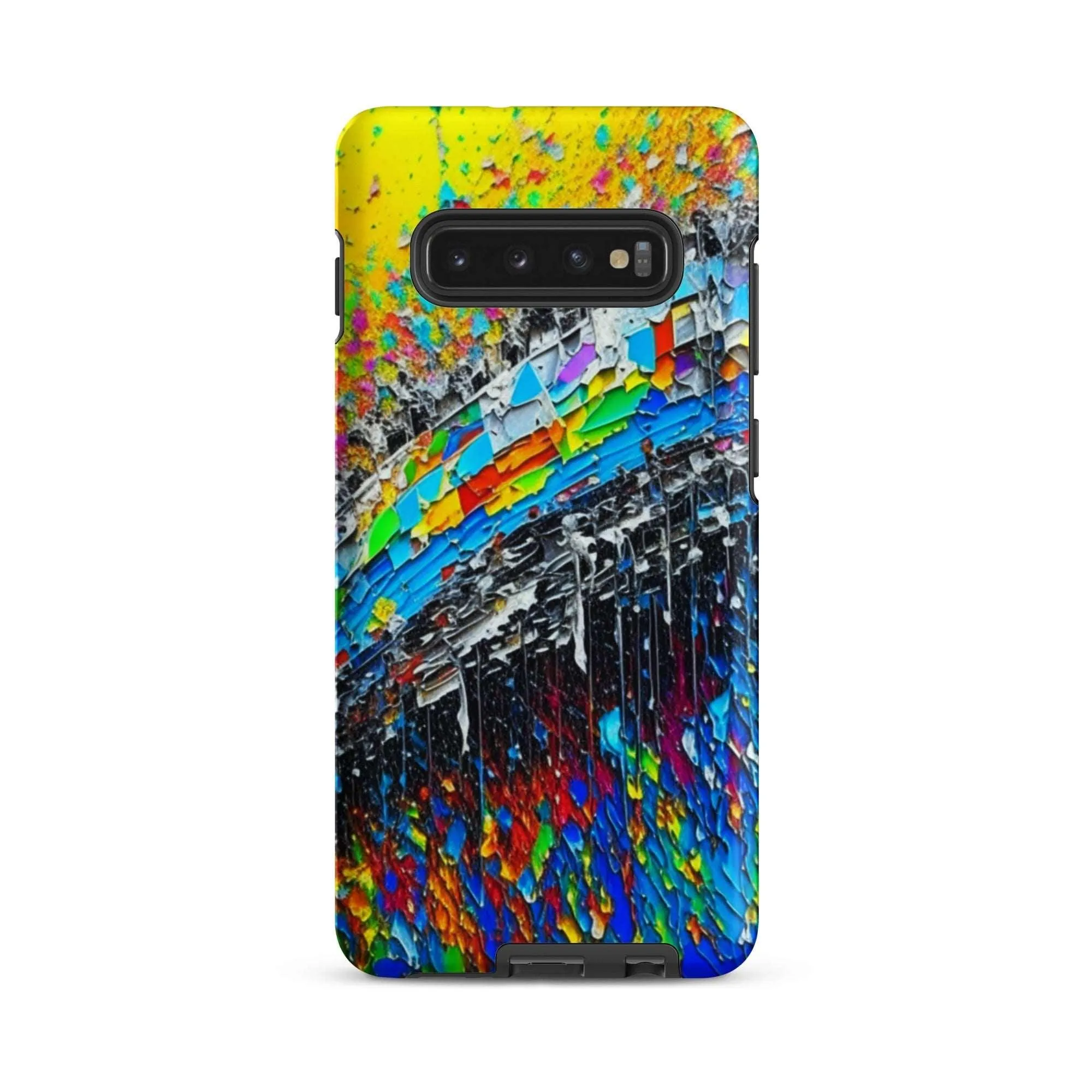 "Color Wave Canvas" Tough Case for Samsung® Phones - Dual Layer Protection