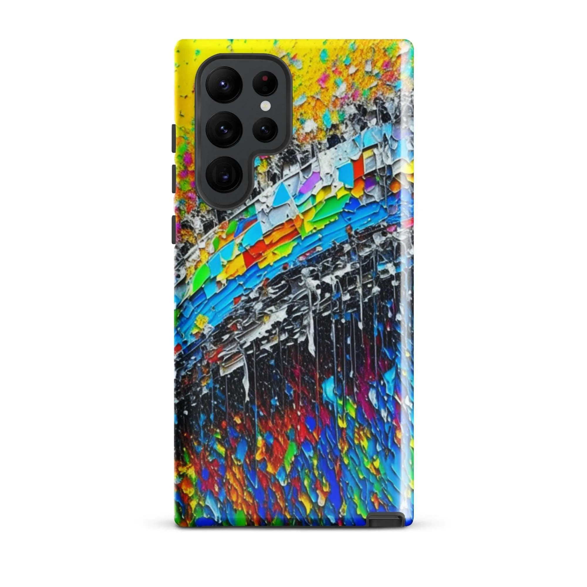 "Color Wave Canvas" Tough Case for Samsung® Phones - Dual Layer Protection