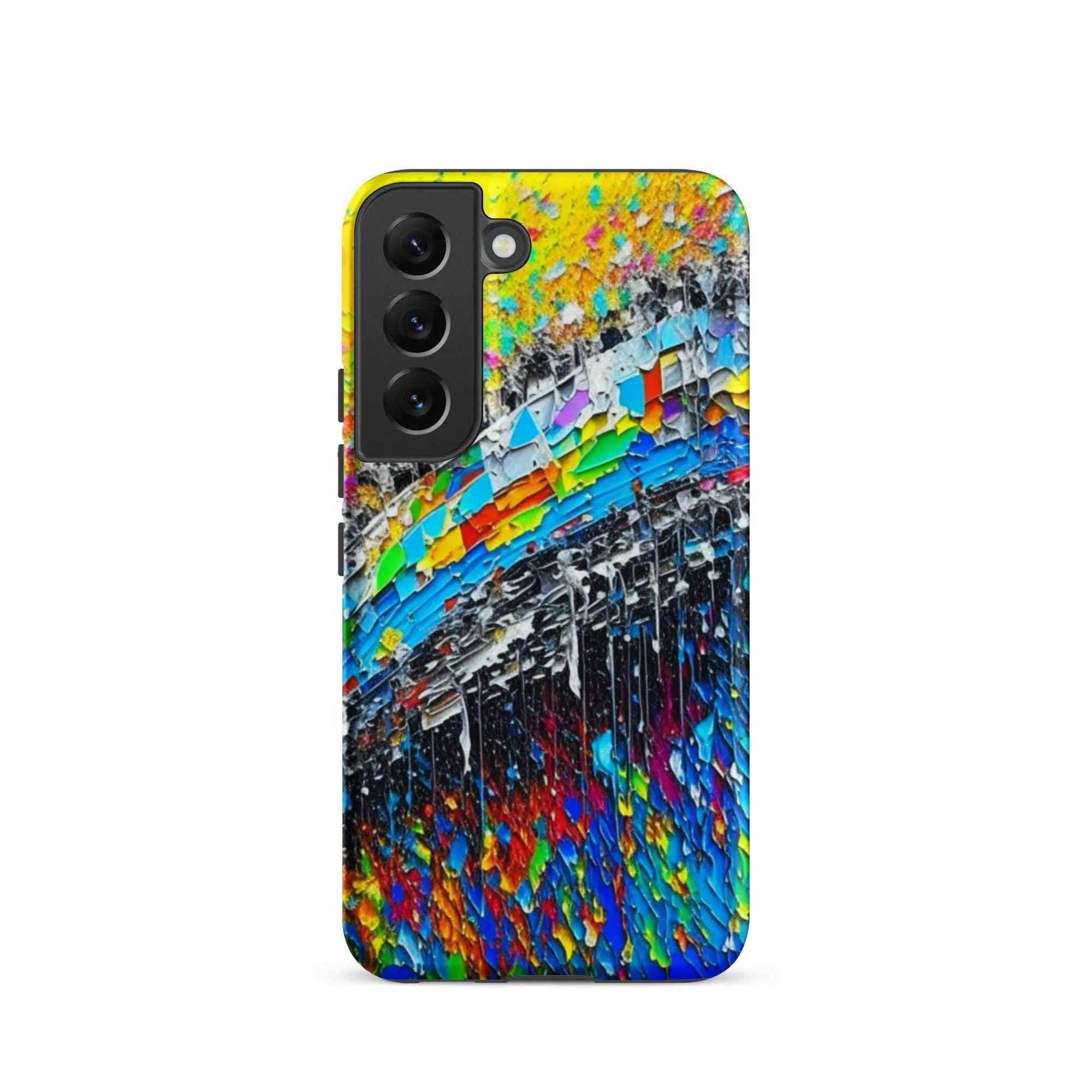 "Color Wave Canvas" Tough Case for Samsung® Phones - Dual Layer Protection