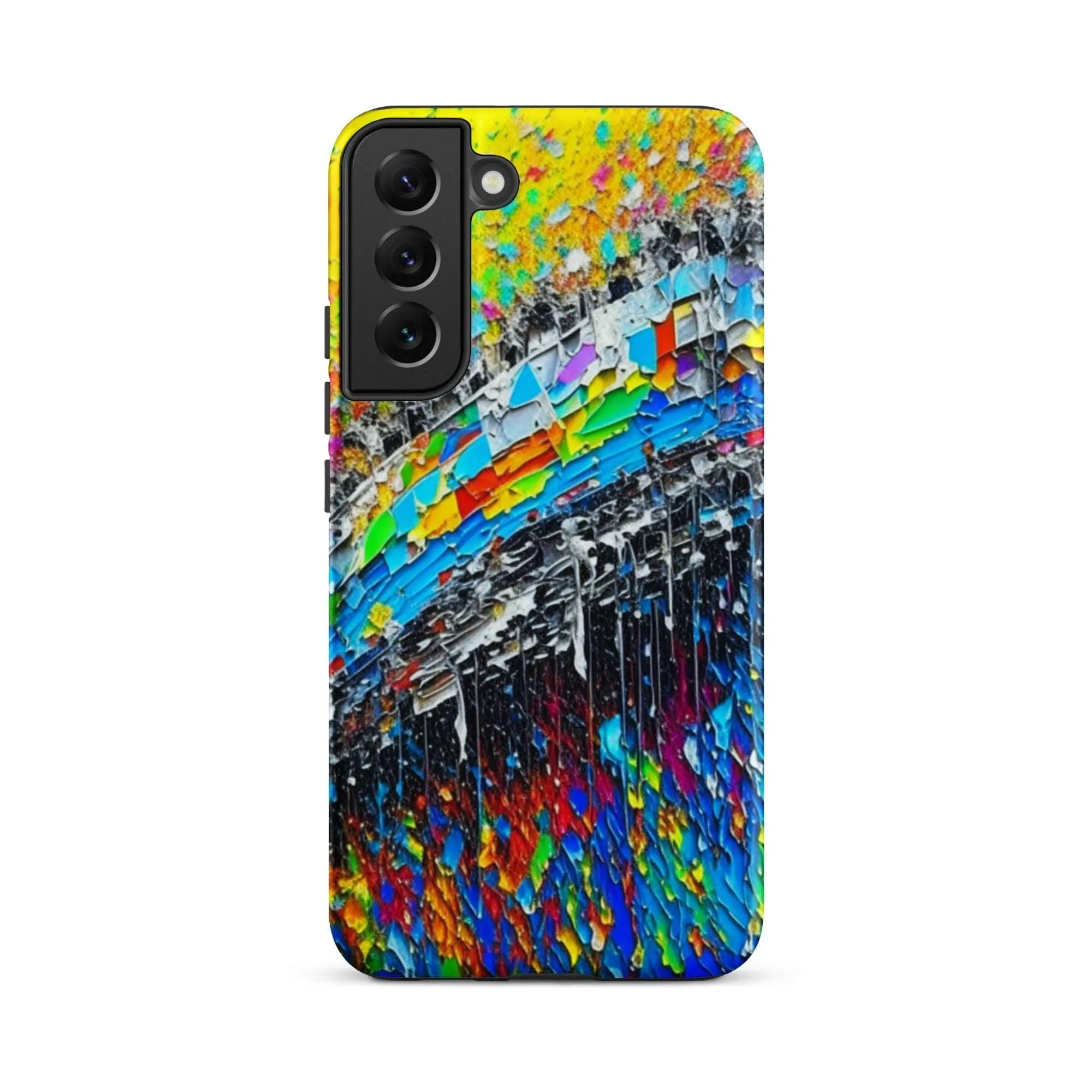 "Color Wave Canvas" Tough Case for Samsung® Phones - Dual Layer Protection