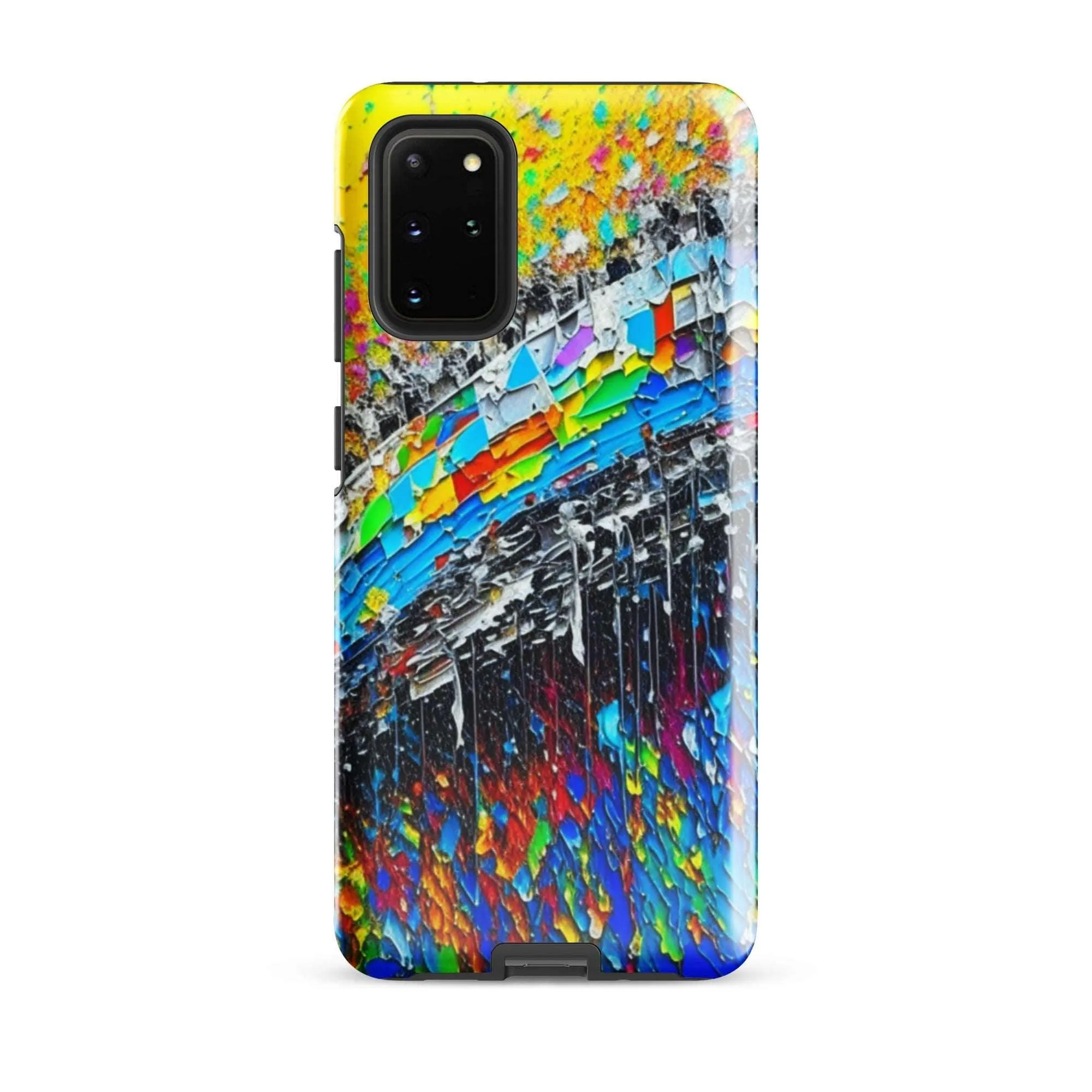 "Color Wave Canvas" Tough Case for Samsung® Phones - Dual Layer Protection