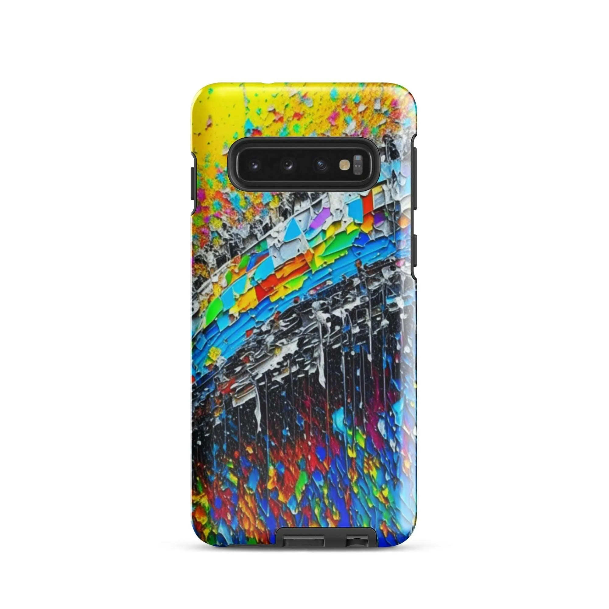 "Color Wave Canvas" Tough Case for Samsung® Phones - Dual Layer Protection