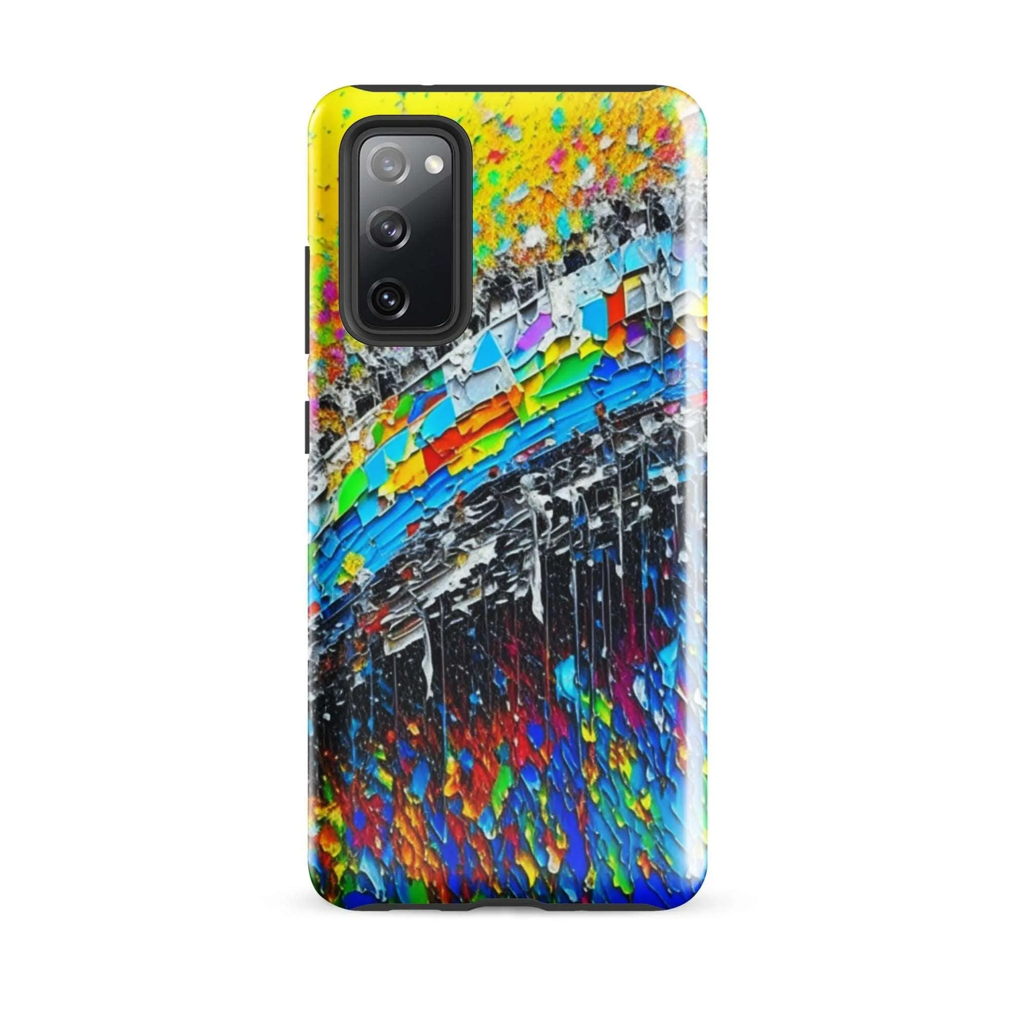 "Color Wave Canvas" Tough Case for Samsung® Phones - Dual Layer Protection