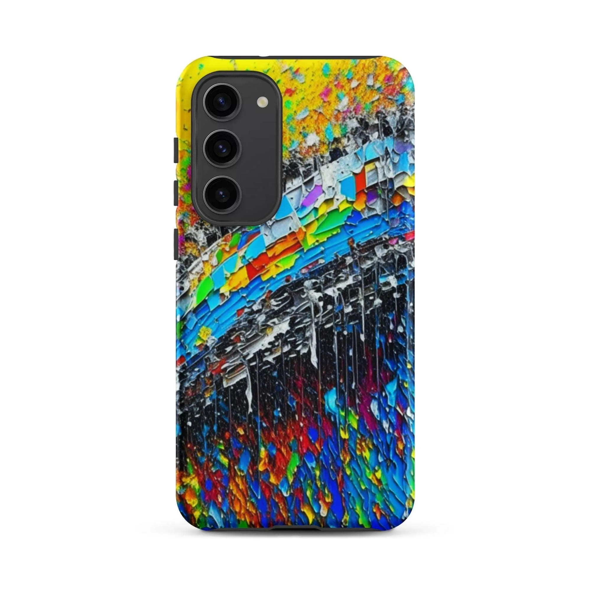 "Color Wave Canvas" Tough Case for Samsung® Phones - Dual Layer Protection