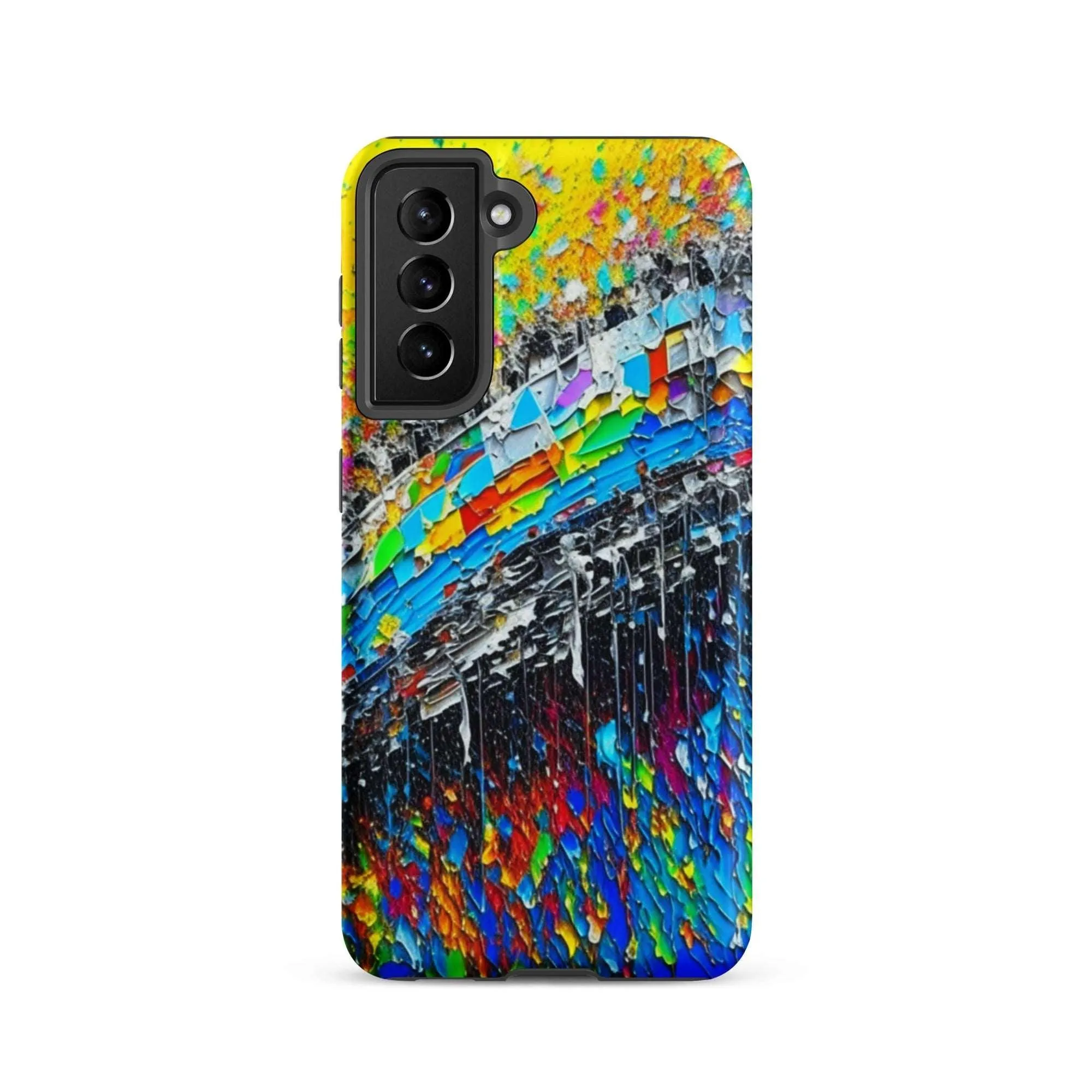 "Color Wave Canvas" Tough Case for Samsung® Phones - Dual Layer Protection