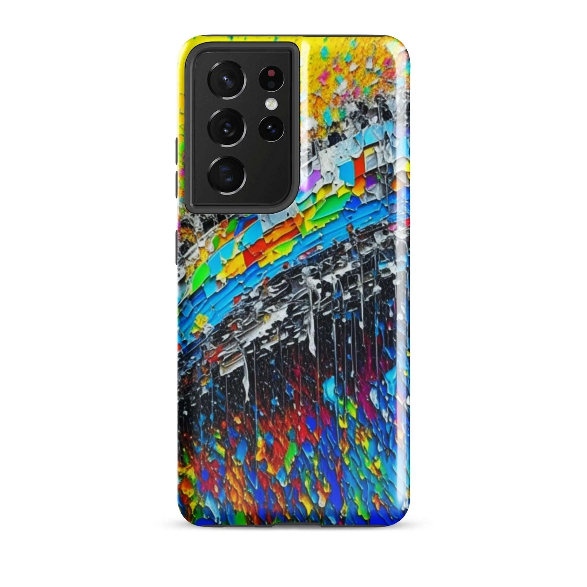 "Color Wave Canvas" Tough Case for Samsung® Phones - Dual Layer Protection