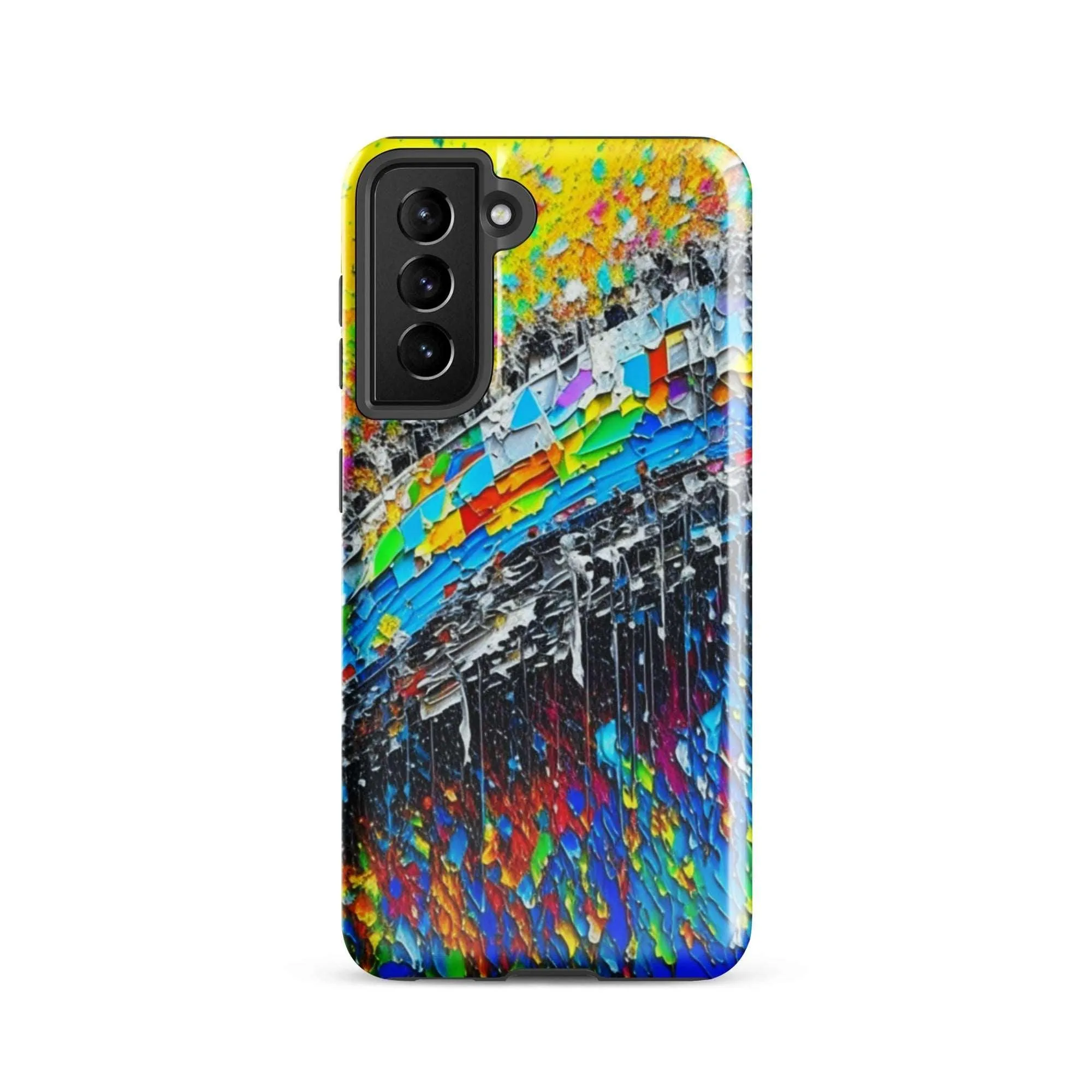 "Color Wave Canvas" Tough Case for Samsung® Phones - Dual Layer Protection