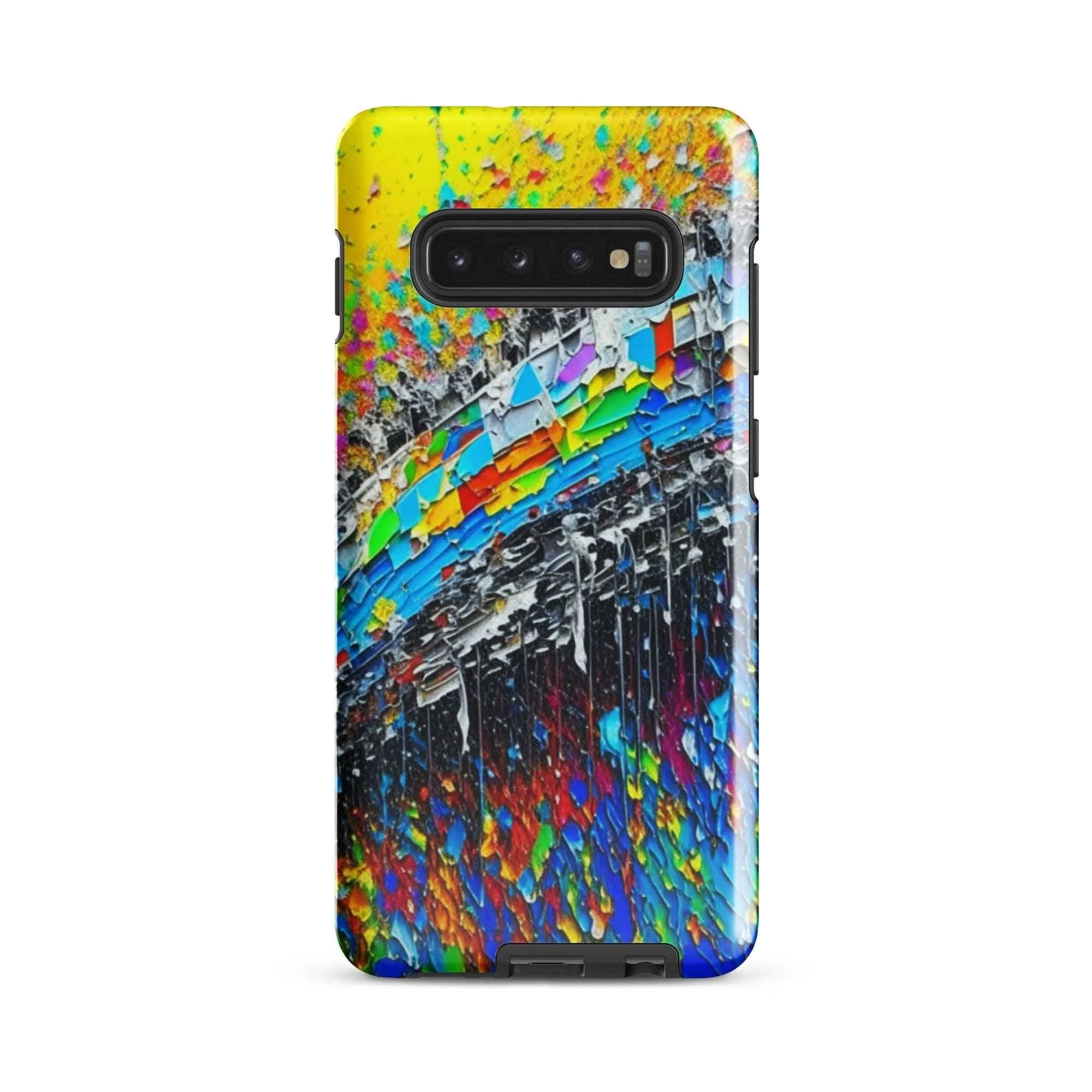 "Color Wave Canvas" Tough Case for Samsung® Phones - Dual Layer Protection