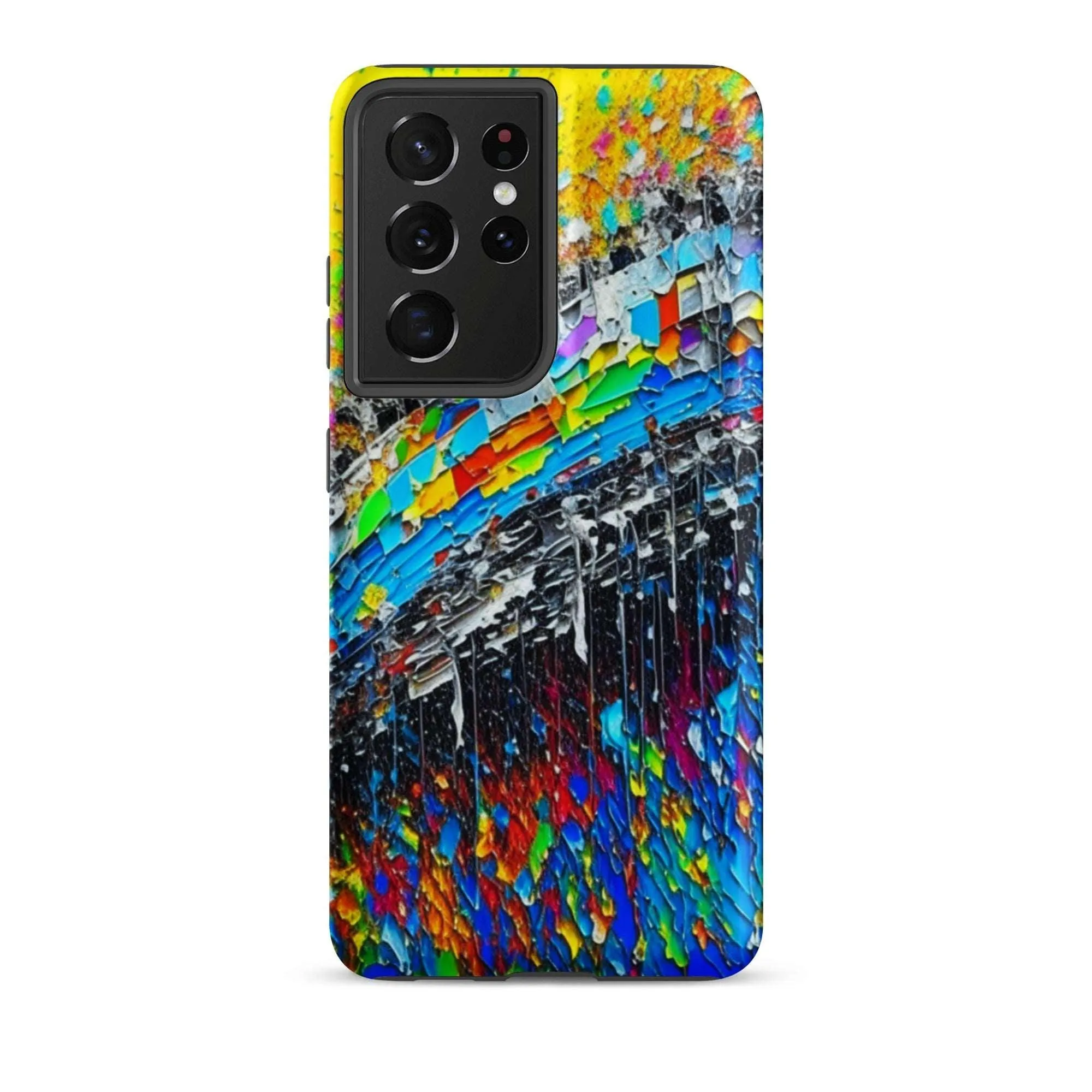 "Color Wave Canvas" Tough Case for Samsung® Phones - Dual Layer Protection