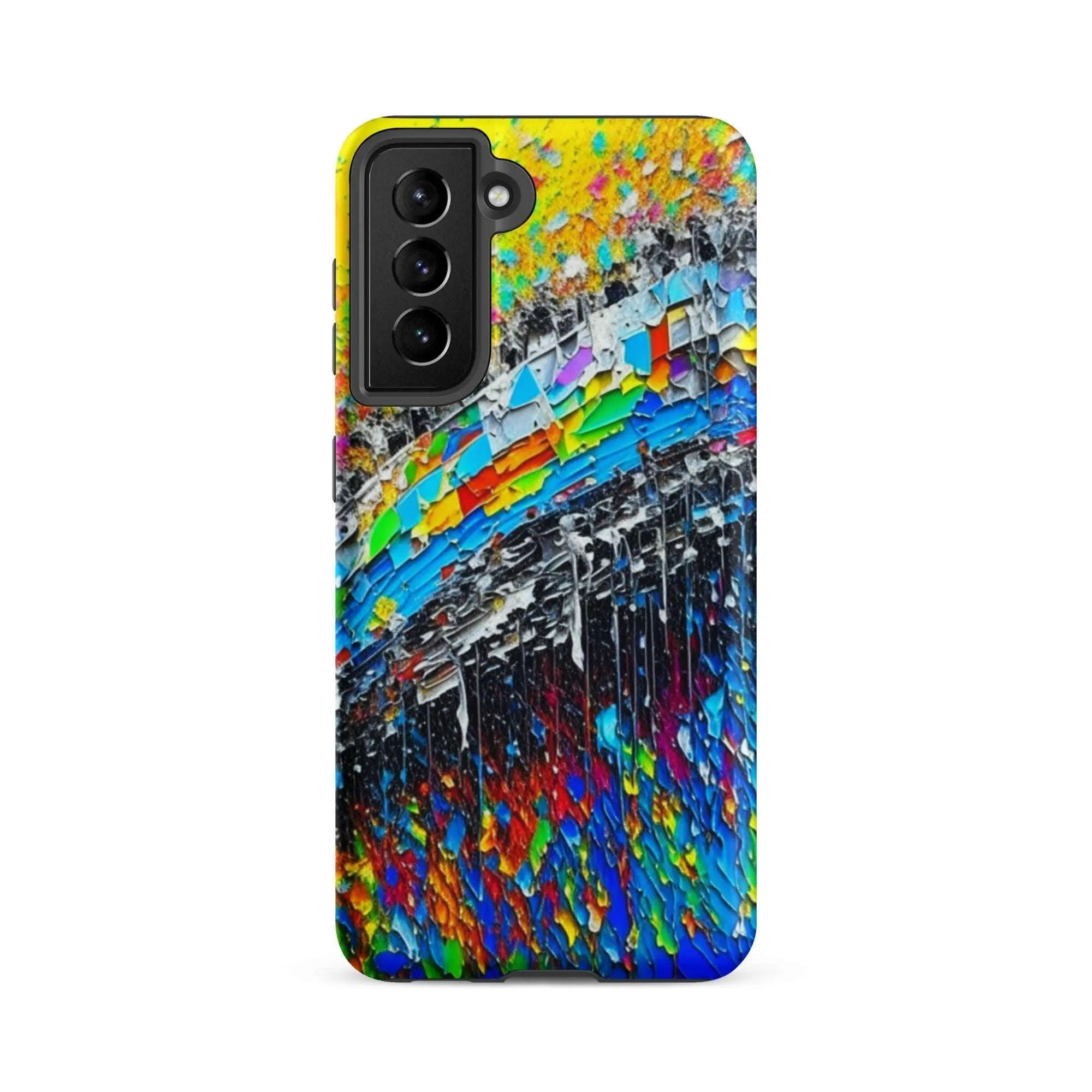 "Color Wave Canvas" Tough Case for Samsung® Phones - Dual Layer Protection