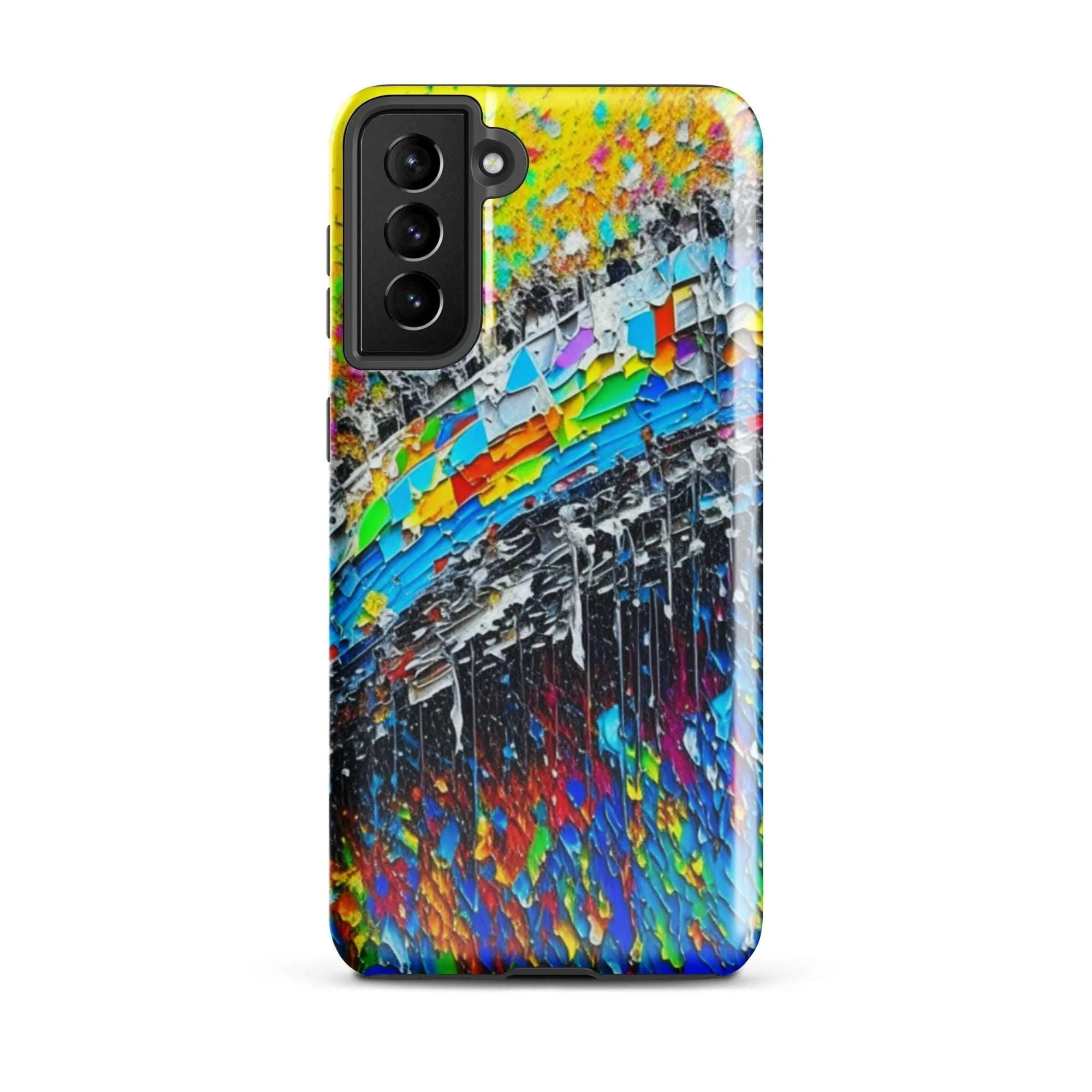 "Color Wave Canvas" Tough Case for Samsung® Phones - Dual Layer Protection