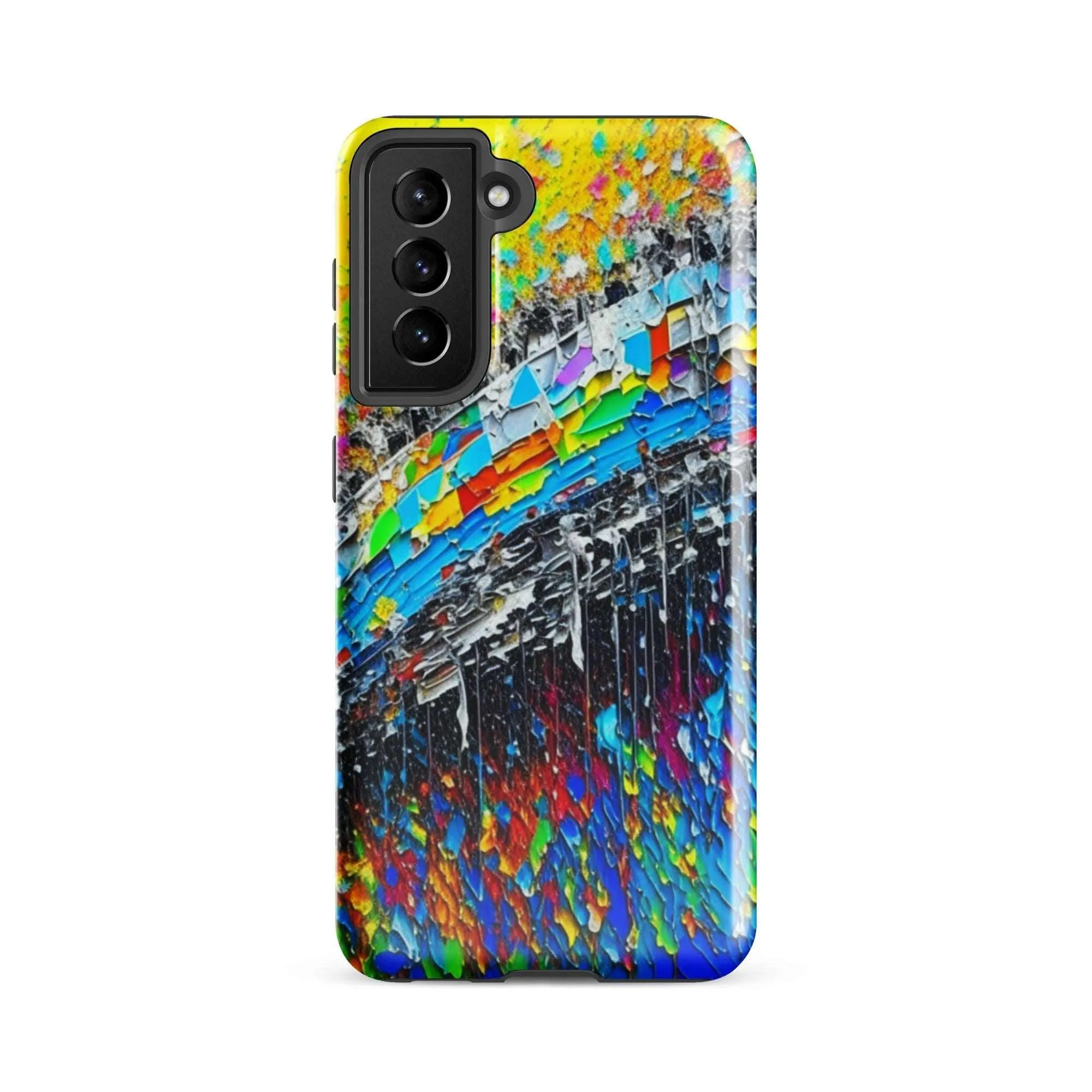 "Color Wave Canvas" Tough Case for Samsung® Phones - Dual Layer Protection