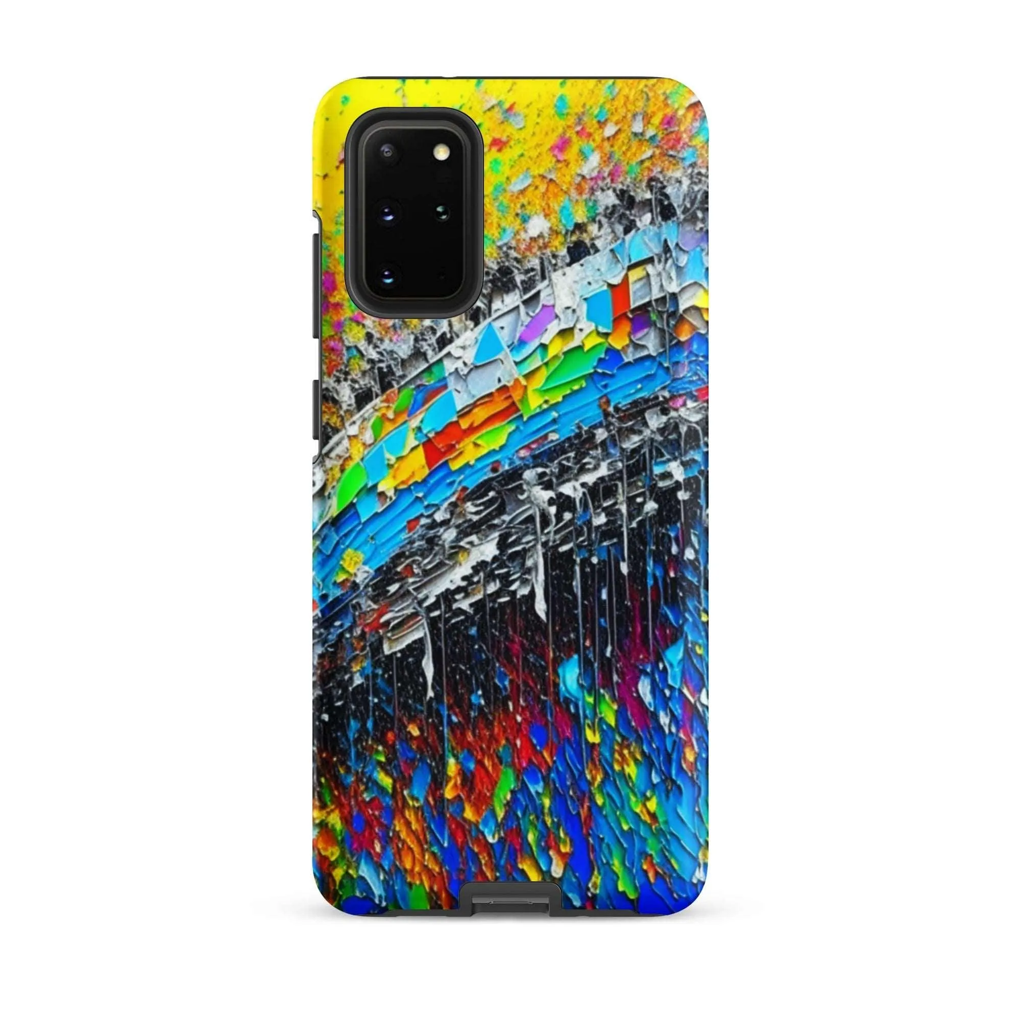 "Color Wave Canvas" Tough Case for Samsung® Phones - Dual Layer Protection