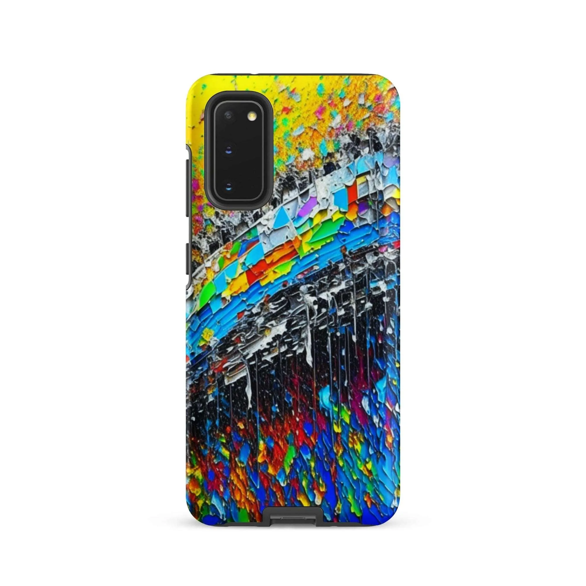 "Color Wave Canvas" Tough Case for Samsung® Phones - Dual Layer Protection