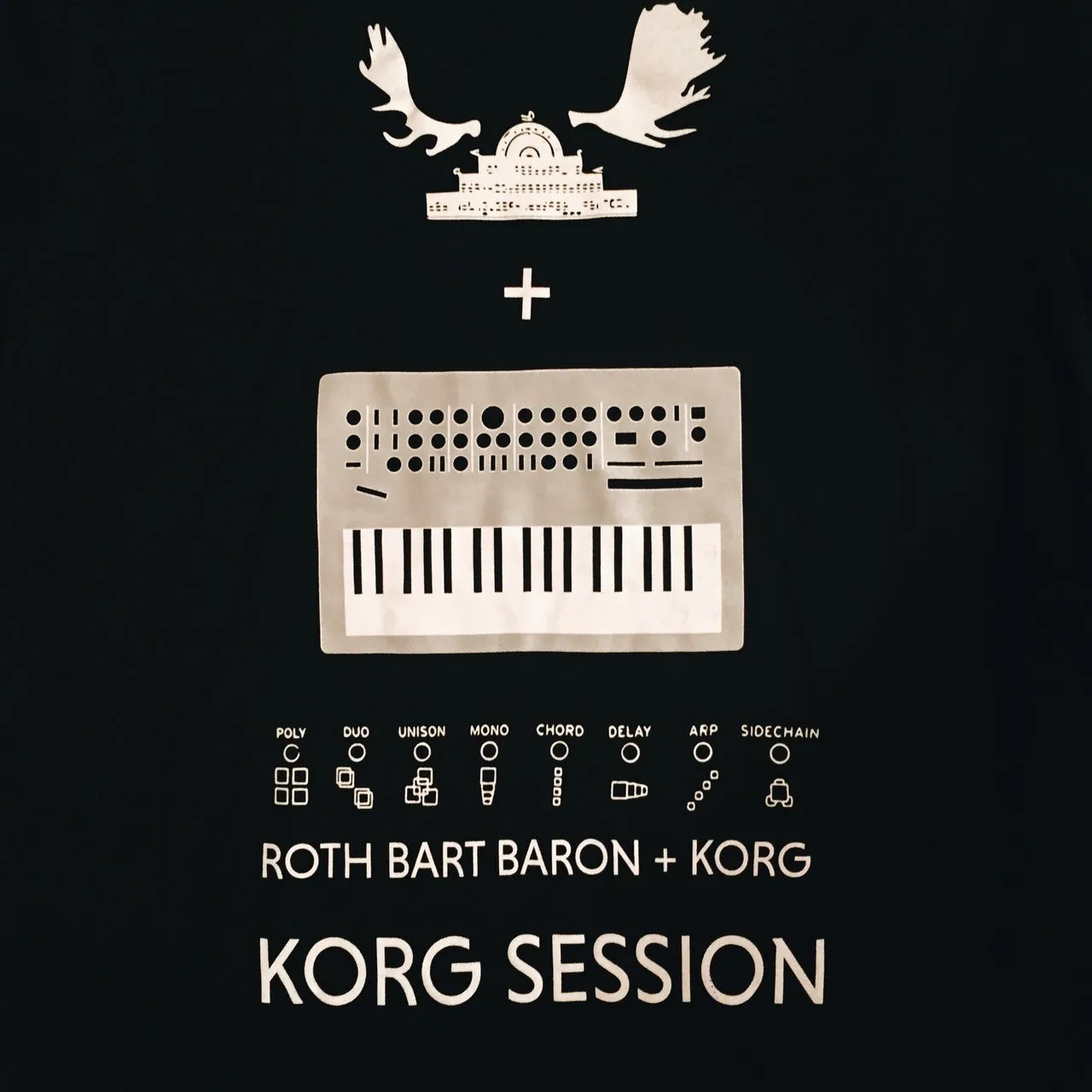 "KORG SESSION" Tee ( with " ZomBi-SoNg " DL code )